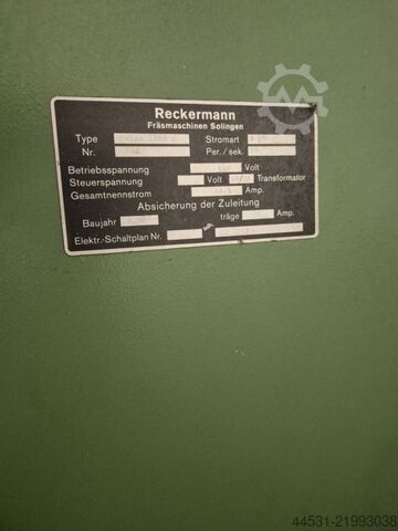 Milling machine Reckermann Delta 1300
