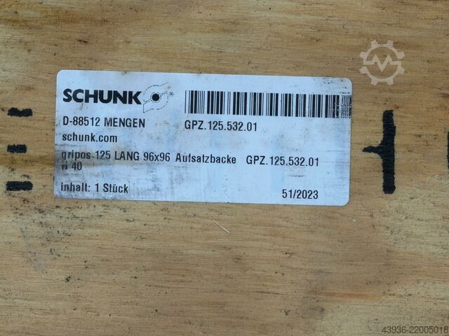 SCHUNK - KONTEC KSG 100  metal cutting SCHUNK KONTEC KSG 100