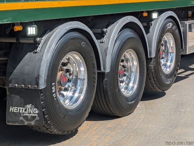 Auflieger mit Walkingfloor Heitling HEITLING Push-Trailer 55 cbm, 2x Liftachse