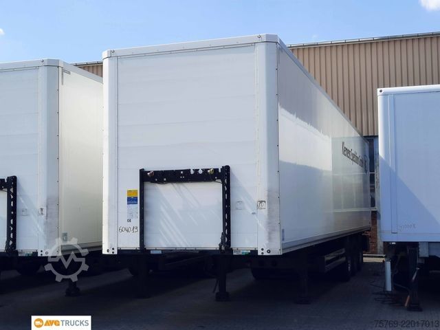 Box semitrailer KÖGEL Koffer Doppelstock Liftachse VDI 2700 EN 12642XL