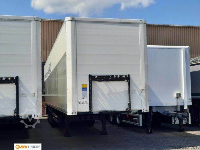 Box semitrailer KÖGEL Koffer Doppelstock Liftachse VDI 2700 EN 12642XL