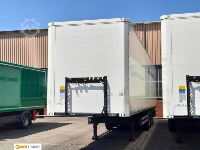 Box semitrailer KÖGEL Koffer Doppelstock Liftachse VDI 2700 EN 12642XL