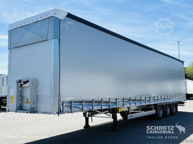 Open semitrailer with tarp Schmitz Cargobull Curtainsider Mega Getränke