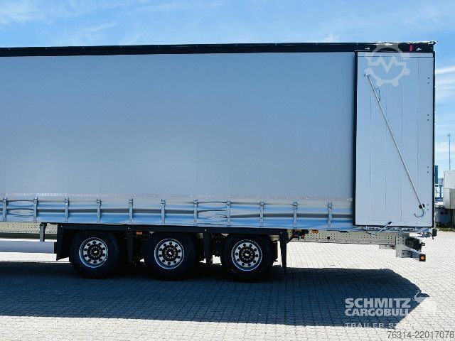 Open semitrailer with tarp Schmitz Cargobull Curtainsider Mega Getränke