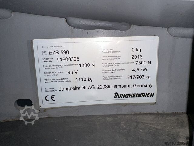 EZS 590 * DEMO!! NEUE Batterie!! JUNGHEINRICH EZS 590 * DEMO !! NEW battery !!