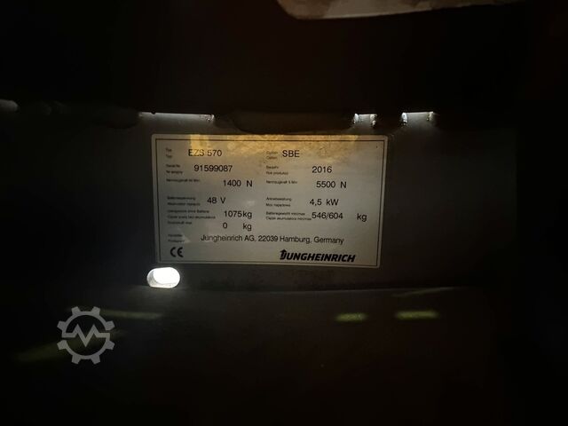 EZS 570 * NEUE Batterie!! JUNGHEINRICH EZS 570 * NEW battery !!