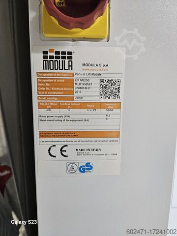 Lagerlift Modula Lagerlift 1 ML25D - 5500mm