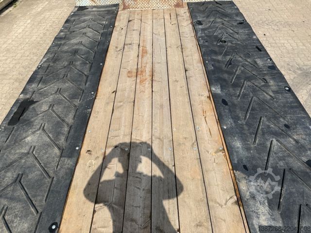 Low loader trailer MÜLLER-MITTELTAL TT40 Tieflader / Rampen
