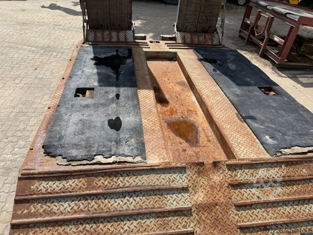 Low loader trailer MÜLLER-MITTELTAL TT40 Tieflader / Rampen