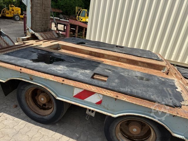 Low loader trailer MÜLLER-MITTELTAL TT40 Tieflader / Rampen