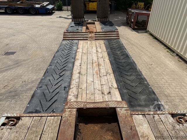 Low loader trailer MÜLLER-MITTELTAL TT40 Tieflader / Rampen