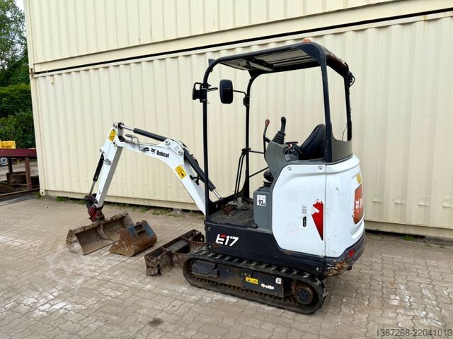 Mini excavator BOBCAT E17 / 2021 BJ / 445 Stunden / 2 x Löffel
