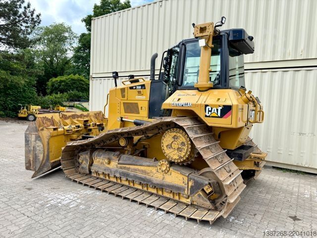 Road roller CATERPILLAR D6N LGP  System One/Klappschild/Deutsche Maschin