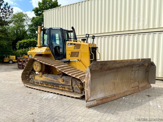 Road roller CATERPILLAR D6N LGP  System One/Klappschild/Deutsche Maschin