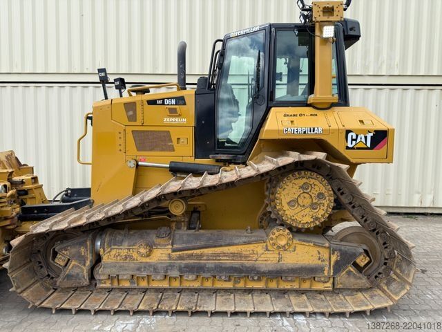 Road roller CATERPILLAR D6N LGP  System One/Klappschild/Deutsche Maschin