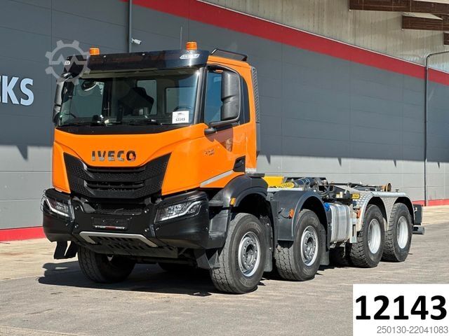 Roll-off tipper truck IVECO XWay 480 8x4 BL  PALFINGER P24A AK / Retarder