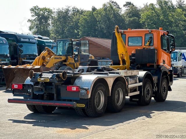 Roll-off tipper truck IVECO XWay 480 8x4 BL  PALFINGER P24A AK / Retarder