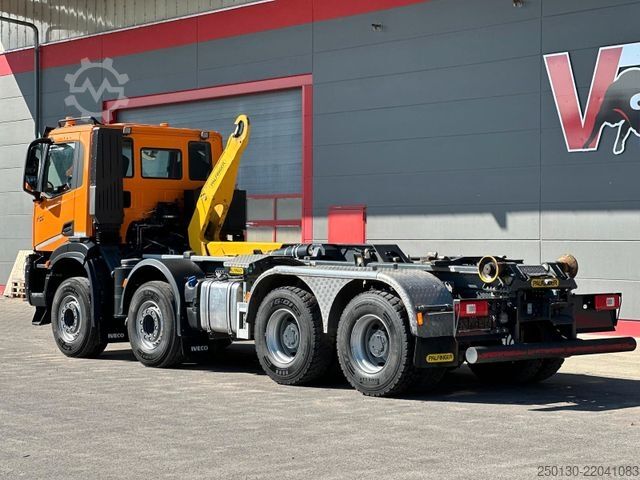 Roll-off tipper truck IVECO XWay 480 8x4 BL  PALFINGER P24A AK / Retarder