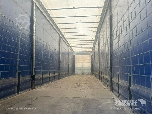 Open semitrailer with tarp Schmitz Cargobull Curtainsider Mega