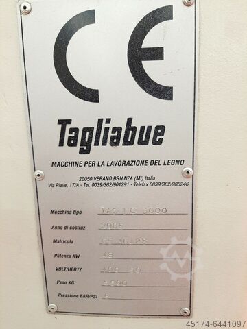 Automatische Breitbandschleifmaschine TAGLIABUE - COSTA LEVIGATRICI TAG 1/C 3000