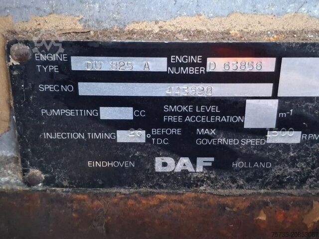 DAF DU825A TURBO DAF DU825A TURBO