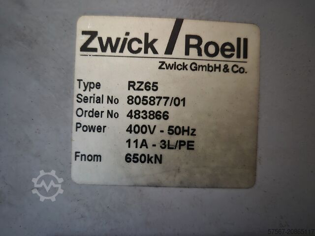 Elektromechanische Universalprüfmaschine Zwick Roell 1484
