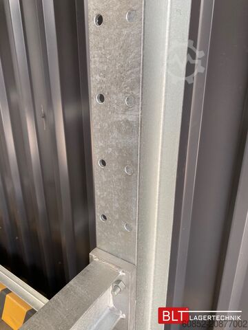 Cantilever rack ca. 4,02 lfm. Kragarmregal H: 416 cm T: 137 cm , 750 kg/Arm , 4 Lagerebenen