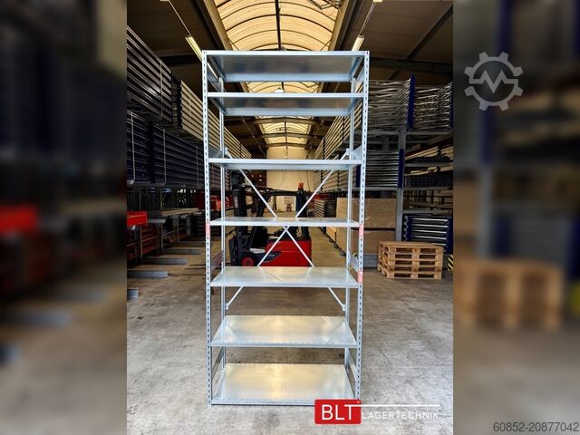 Cantilever rack 1,33 lfm Gebrauchtes STOW Fachbodenregal 300cm hoch, 60cm tief, 7 Lagerebenen