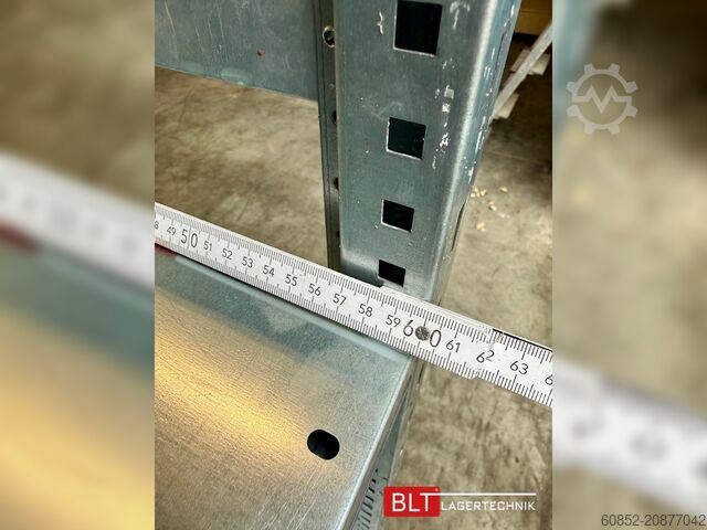 Cantilever rack 1,33 lfm Gebrauchtes STOW Fachbodenregal 300cm hoch, 60cm tief, 7 Lagerebenen