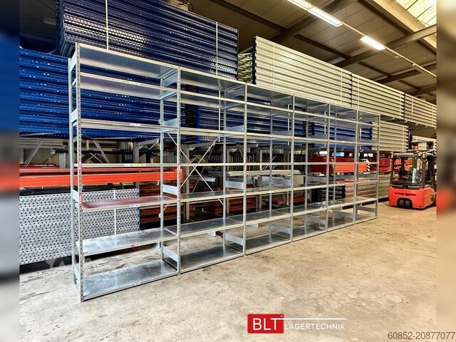 Cantilever rack 13 lfm. Gebrauchtes STOW Fachbodenregal 300 cm hoch, 60 cm tief, 7 Lagerebenen