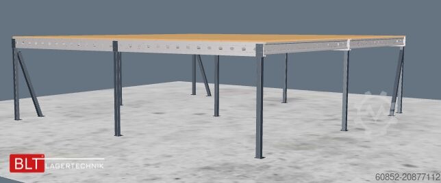 Storage platform 10x10m Lagerbühne , Belastung : 500kg/qm Unterkante: 2,5m , ca. 100qm Systembühne