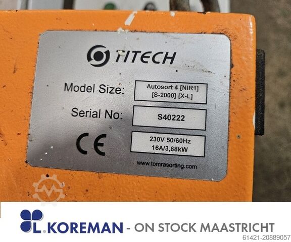 Optischer Separator Titech Tomra  