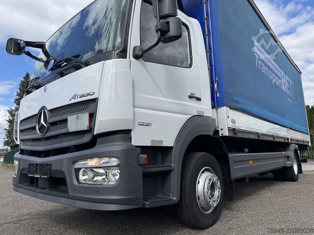 Atego 1221 L tail lift 1.5t, Edscha sliding roof, air conditioning Mercedes-Benz Atego 1221 L Pr/Pl., LBW 1,5to. , Klima