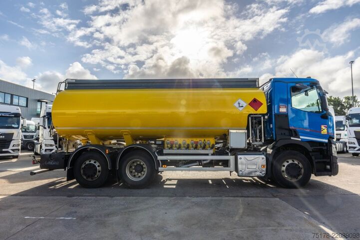 Fuel tanker RENAULT T 380 +MAGYAR 19.000L/6COMP+INTARDER