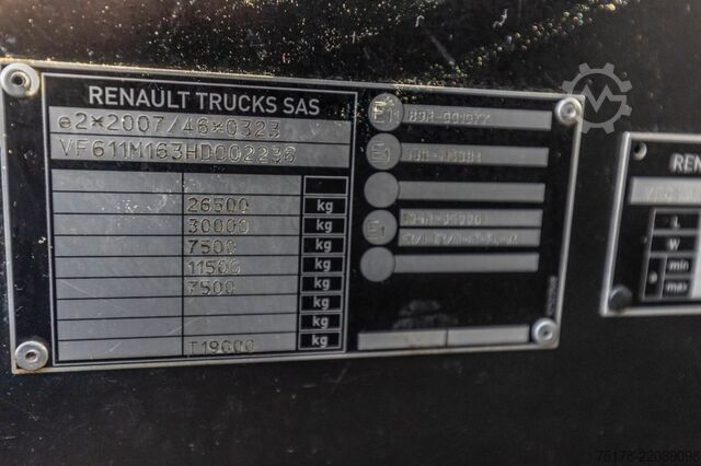 Fuel tanker RENAULT T 380 +MAGYAR 19.000L/6COMP+INTARDER
