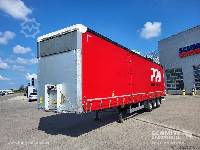 Open semitrailer with tarp Schmitz Cargobull Schiebeplane Mega