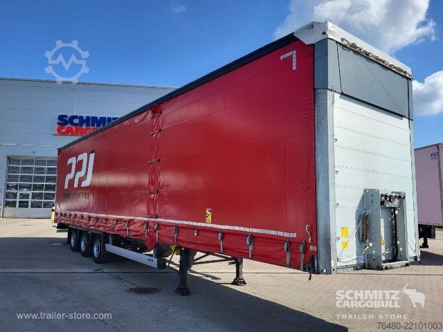 Open semitrailer with tarp Schmitz Cargobull Schiebeplane Mega