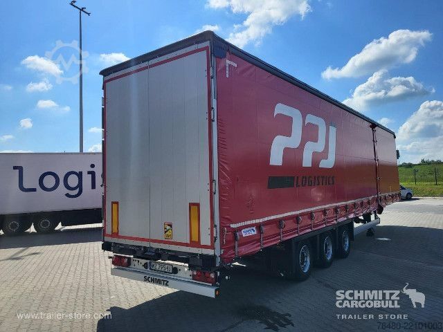 Open semitrailer with tarp Schmitz Cargobull Schiebeplane Mega