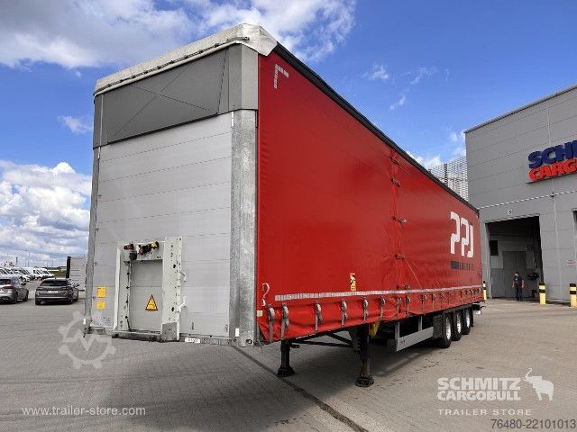 Open semitrailer with tarp Schmitz Cargobull Schiebeplane Mega