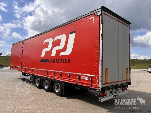 Open semitrailer with tarp Schmitz Cargobull Schiebeplane Mega