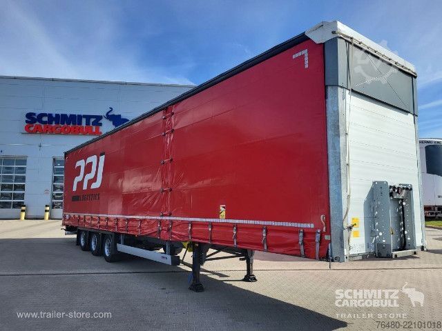 Open semitrailer with tarp Schmitz Cargobull Schiebeplane Mega