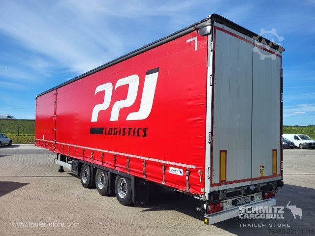 Open semitrailer with tarp Schmitz Cargobull Schiebeplane Mega