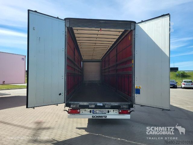 Open semitrailer with tarp Schmitz Cargobull Schiebeplane Mega