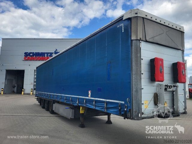 Open semitrailer with tarp Schmitz Cargobull Schiebeplane Mega
