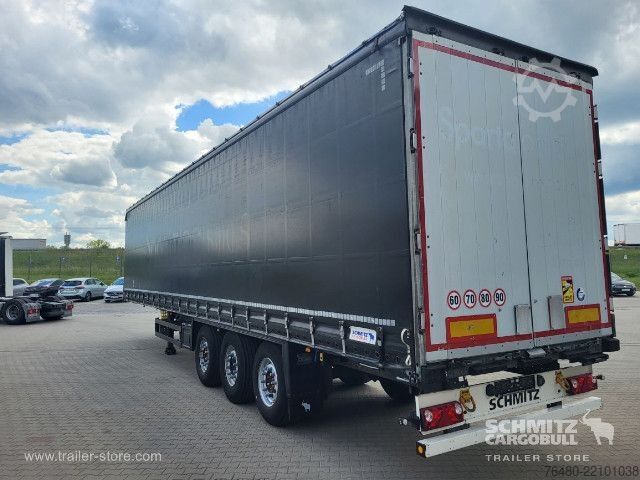 Open semitrailer with tarp Schmitz Cargobull Schiebeplane Standard