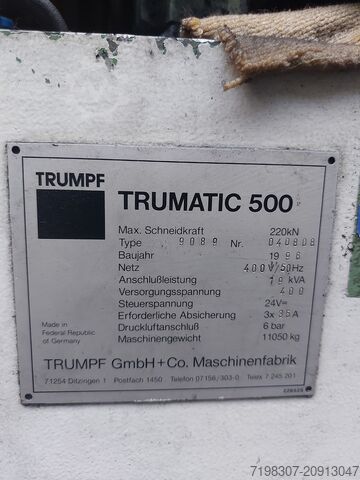 Punching center TRUMPF TC 500 R