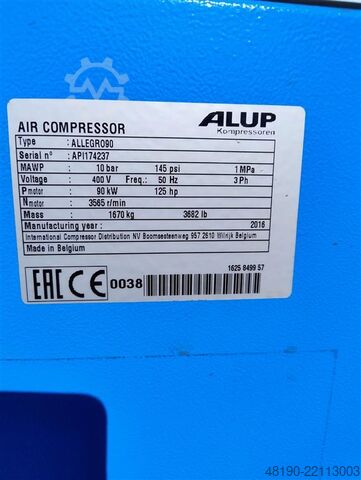 Screw compressor ALUP Allegro 90