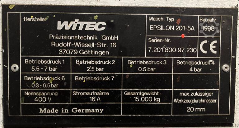 ROUTER Wissner EPSILON 201-5A