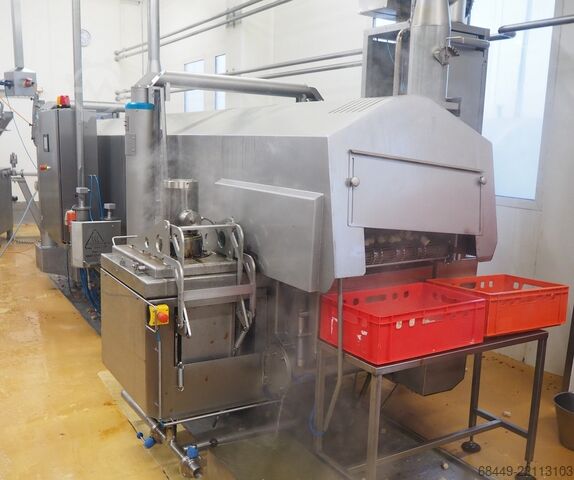 Industrial frying equipment, HotOilFryer TST braadlijn, model HotOilFryer