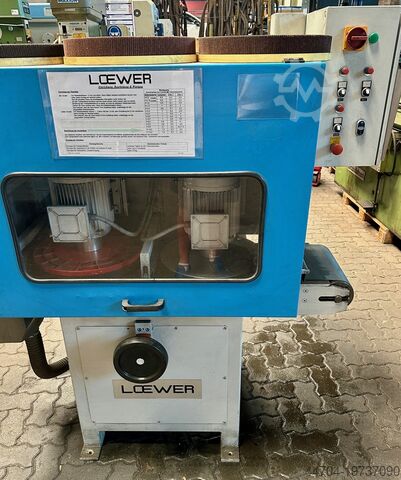 Sheet metal deburring machine Loewer Cross Master DD 300